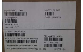 Lenovo 5F30T71931 FP BD L 21N9