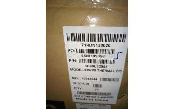 Lenovo 5H40L82898 HEATSINK Heatsink C 80UD DIS