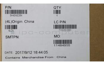 Lenovo 5H40N82364 HEATSINK THERMAL MODULE DIS L80XK