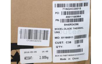 Lenovo 5H40R34396 HEATSINK Heatsink C 81H5 UMA AMD