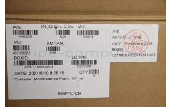 Lenovo 5H40S20337 Thermal Module 82JW DTA