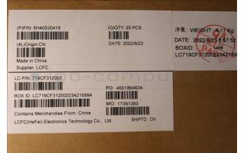 Lenovo 5H40S20419 HEATSINK Heatsink L 82NJ AVC