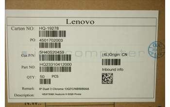 Lenovo 5H40S20459 Heatsink H 82QS Pindai