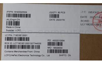 Lenovo 5H40S20524 HEATSINK Heatsink L 82R4 WEIHONG