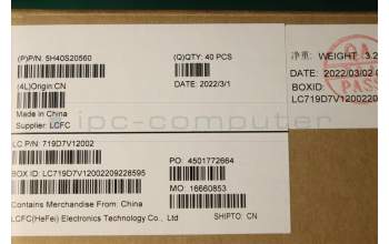 Lenovo 5H40S20560 HEATSINK Heatsink L 82RQ WEIHONG