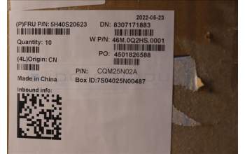 Lenovo 5H40S20623 Heatsink W 82Q6 HY