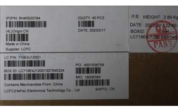 Lenovo 5H40S20784 Heatsink L 82XL WEIHONG