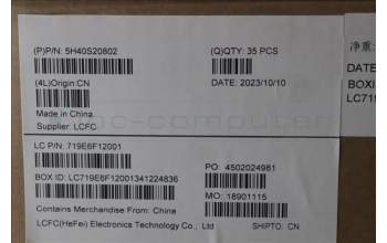 Lenovo 5H40S20802 Heatsink L 82YV AVC