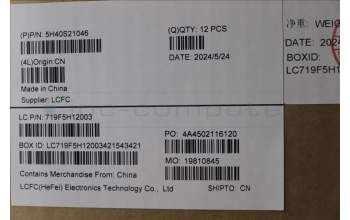 Lenovo 5H40S21046 HEATSINK 83DN UMA