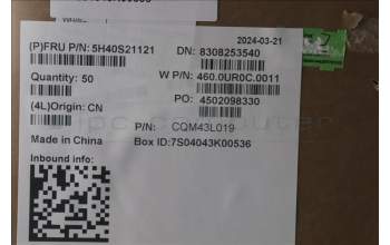 Lenovo 5H40S21121 Heatsink W 21MX KIPO