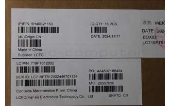 Lenovo 5H40S21153 Heatsink L83HM FCN