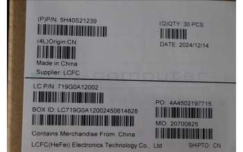 Lenovo 5H40S21239 Heatsink L 83KB TAISOL