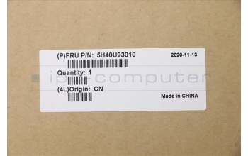 Lenovo 5H40U93010 HEATSINK Intel ICL_U 15W A350 UMA HS