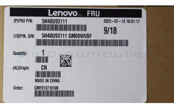 Lenovo 5H40U93111 HEATSINK Cooler Kit for LGA1700 125W CPU