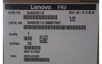 Lenovo 5H40U93116 MANTA AMD 350W cooler,AVC