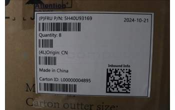 Lenovo 5H40U93169 8.2L RPL-H 45W CPU Cooler