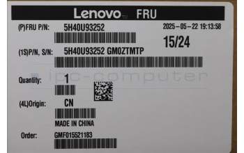 Lenovo 5H40U93252 G2 ultra 65W CPU cooler