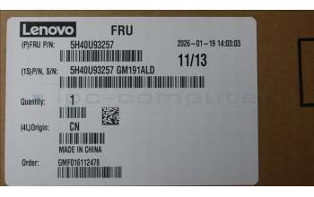 Lenovo 5H40U93257 HEATSINK Fru,G2 U 65W CPU cooler AVC