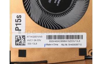 Lenovo 5H40W36710 HEATSINK CPU heatsink,w/fan,SWG P AVC