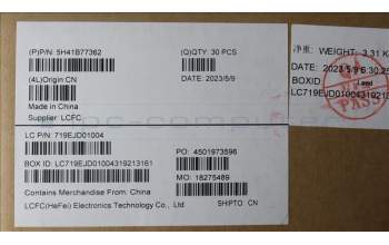 Lenovo 5H41B77362 FRU KE451_UMA_THM_ASSY AVC