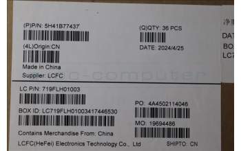 Lenovo 5H41B77437 Thermal Mudel LT4E2_UMA