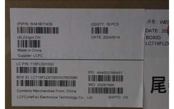 Lenovo 5H41B77439 Thermal Mudel LT4E3_UMA