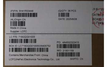 Lenovo 5H41R03448 FRU MTM40_UMA_THM_ASSY WEIHONG