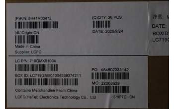 Lenovo 5H41R03472 HEATSINK MX030_UMA_THM_H28_ASSY_AVC AVC