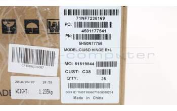Lenovo HINGE Hinge C 80Y9 R+L for Lenovo IdeaPad 320S-15IKB (80X5/81BQ)