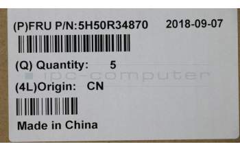 Lenovo 5H50R34870 HINGE Hinge C 81H6 L+R