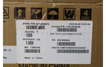 Lenovo 5H50S29072 HINGE C 82SA R+L