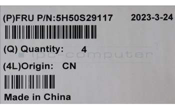 Lenovo 5H50S29117 Hinge R+L C 82XV T3.2