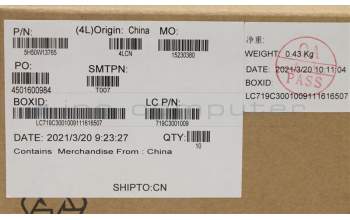 Lenovo 5H50W13765 HINGE FRU Serval ACCY KITS HINGE PPS