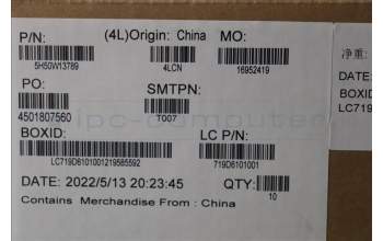 Lenovo 5H50W13789 HINGE FRU ACCY KITS HINGE VOSO PC T14G3