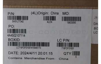 Lenovo 5H51L77342 FRU HINGE ACCY KITS HINGE AL VOSO