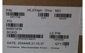 Lenovo 5H51L77346 ACCY KITS FHD HINGE FSD BK LT4E0