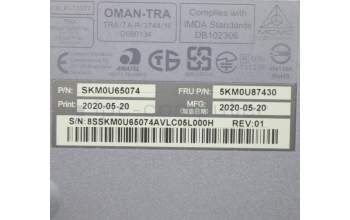 Lenovo 5KM0U87430 Keyboard_Mouse,2.4G,USA English,Grey,Non_Backlight