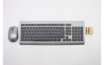 Lenovo 5KM0U87442 Keyboard_Mouse,2.4G,German,Grey,Non_Backlight