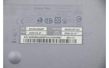 Lenovo 5KM0U87442 Keyboard_Mouse,2.4G,German,Grey,Non_Backlight