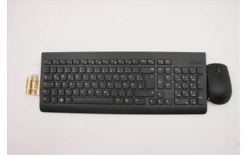 Lenovo 5KM0U87596 Keyboard_Mouse,2.4G,German,Black,Non_Backlight