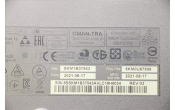 Lenovo 5KM0U87599 Keyboard_Mouse,2.4G,Hebrew,Black,Non_Backlight