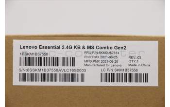 Lenovo 5KM0U87614 Keyboard_Mouse,2.4G,Estonian