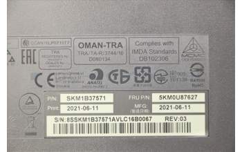 Lenovo 5KM0U87627 Keyboard_Mouse,2.4G,Nordic,Black,Non_Backlight