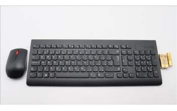 Lenovo 5KM0U87637 Keyboard_Mouse, Wireless, Arabic, Black