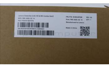 Lenovo 5KM0U87638 Keyboard_Mouse,Wireless,Arabic/French ,Black