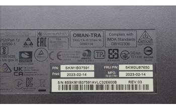 Lenovo 5KM0U87650 Keyboard_Mouse,Wireless,Greek/US,Black