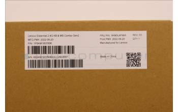 Lenovo 5KM0U87665 Keyboard_Mouse,Wireless,Spanish,Black,Non_Backlight