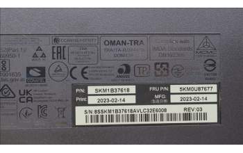 Lenovo 5KM0U87677 Keyboard_Mouse,Wireless,Estonia,Black