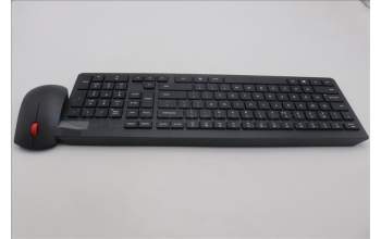 Lenovo 5KM0U87821 Keyboard_Mouse,2.4G,US English Euro,Black