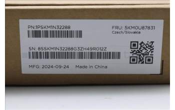 Lenovo 5KM0U87831 Keyboard_Mouse,2.4G,Czech/Slovakian,Black